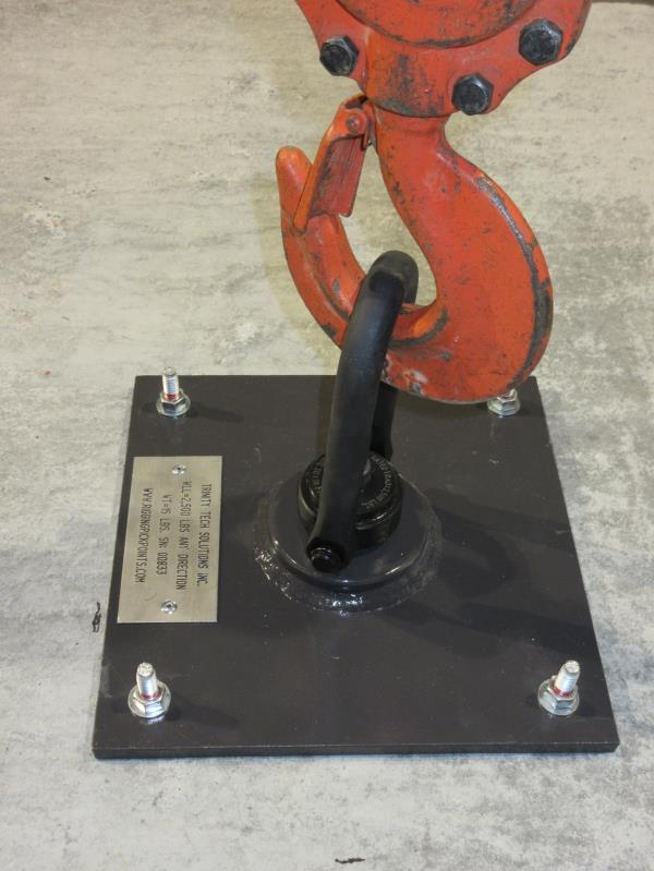 2500 lb Plate Rigging Pick Point Chain Fall